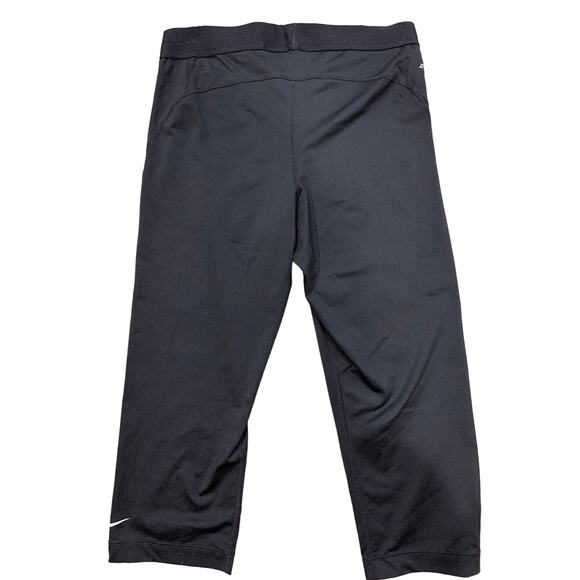 Nike Pro Womens Black Capri Workout Pants Size Large - Picture 3 of 3